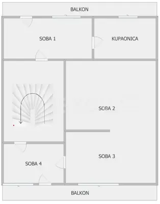 For sale, Zagreb, Pantovčak, semi-detached house, 8 VPM, garden - 23