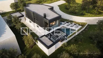 Istra, Vodnjan, modern villa with sea view, excellent location - 4