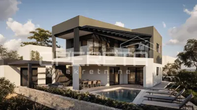 Istra, Vodnjan, modern villa with sea view, excellent location