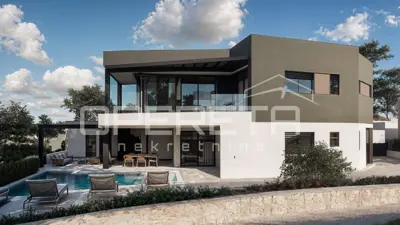 Istra, Vodnjan, modern villa with sea view, excellent location - 2