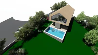 Bosiljevo, land with an old house and building permit - 2