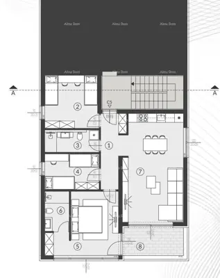 Wohnung 88 m², Fažana - Neubau mit Pool - 8