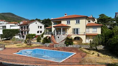 Vila 414 m², Pobri - panoramski pogled na more - 2