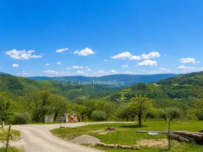 Building land 2,744 m², Račice - panoramic views - 2