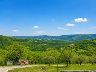 Building land 2,744 m², Račice - panoramic views
