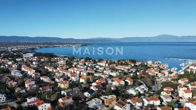 Building plot 700 m², Malinska na Krku, sea view