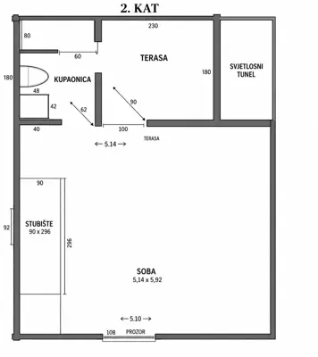 House 110 m², old town center of Rab, renovated in 2025. - 25