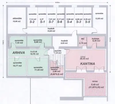 Poslovni prostor 1 000 m², Donji grad, blizu Martićeve ulice - 8