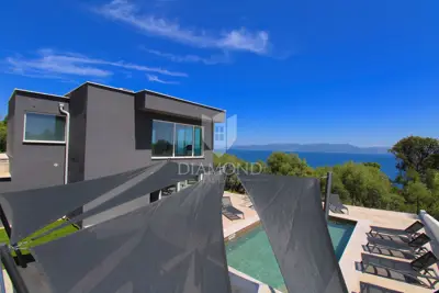 Rabac, Labin, Villa in Toplage mit Meerblick - 2