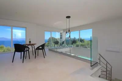 Rabac, Labin, Villa in Toplage mit Meerblick - 14