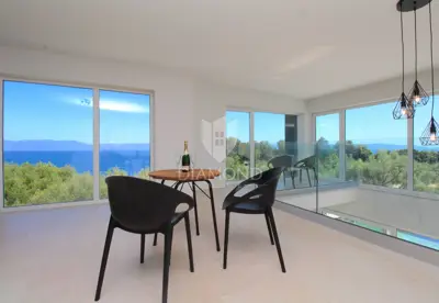 Rabac, Labin, Villa in Toplage mit Meerblick - 15
