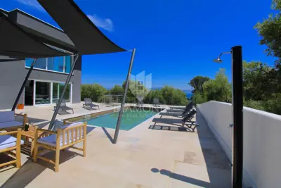 Rabac, Labin, Villa in Toplage mit Meerblick - 3