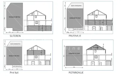 Kamena kuća 380 m², Sutivan na Braču, blizu mora - 3