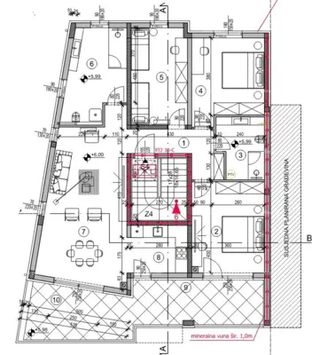 Verkauf! Wohnung in Neubau mit 3 Schlafzimmern und zwei Parkplätzen, Pula, Valdebek! S4 - 12