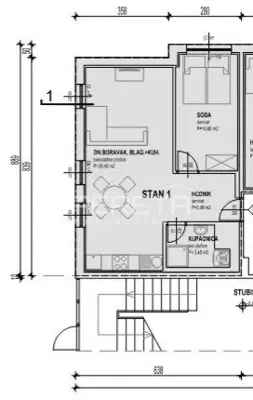 STAN, PRODAJA, ZAGREB, RAVNICE, 45 m², dvosoban - 2