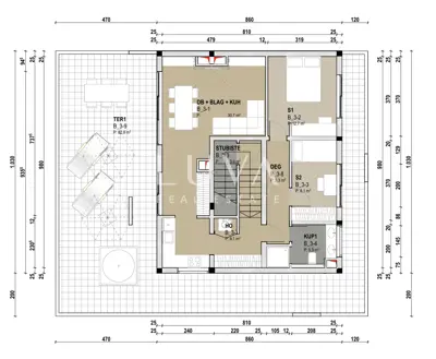 Wohnung 91,9 m², Jačkovina - 3 Zimmer, Terrasse 82,9 m² - 11