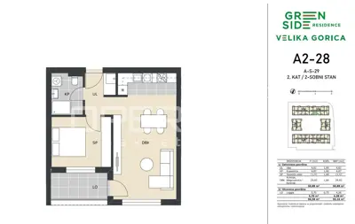 PRODAJA, VELIKA GORICA – NOVOGRADNJA | 2-SOBNI STAN 55m² S LOGGIJOM - 6