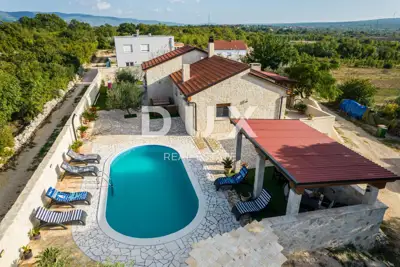 Haus 138 m², Pridraga - Steinvilla mit beheiztem Pool - 6