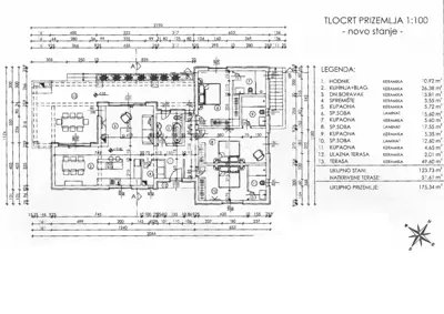 ISTRA, LABIN - Land with construction started - 8