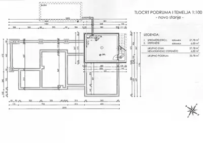 ISTRA, LABIN - Land with construction started - 9