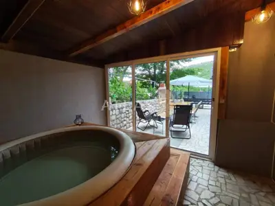 Kuća 170 m², Križišće, Kraljevica - bazen i terasa - 9