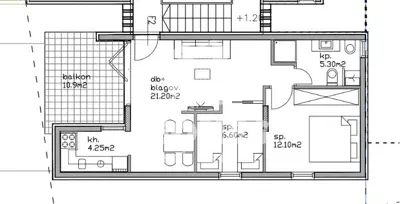 Apartment 50 m², Lovrečica, sea view and proximity to the sea - 18