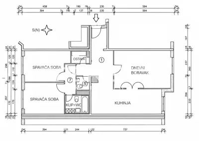 Stan 87 m², Knežija, lift i dvostrana orijentacija - 13