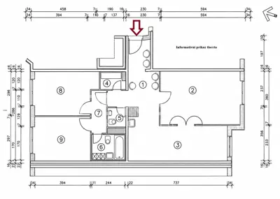 Stan 87 m², Knežija, lift i dvostrana orijentacija