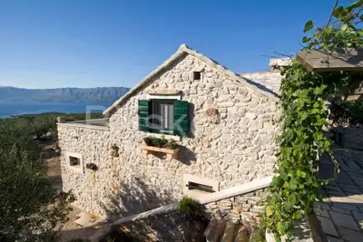 Kuća 104 m², Povlja - panoramski pogled na more - 2