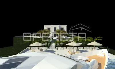 Građevinsko zemljište 1.157 m², Neviđane - prvi red uz more - 12