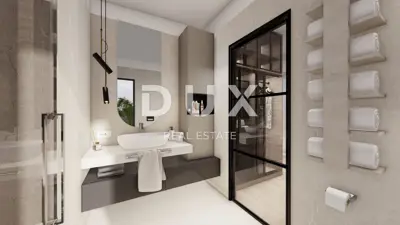 Dvojna vila 151 m², Kraljevica - bazen i pogled na more - 21
