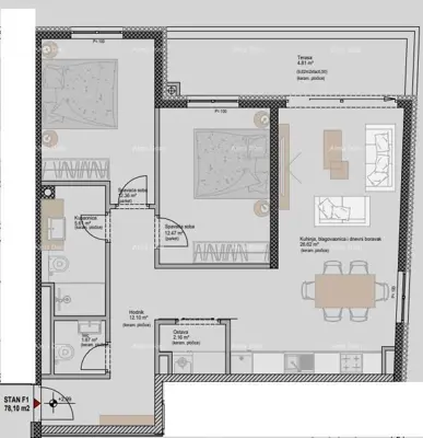 Wohnung mit 2 Schlafzimmern, Poreč, Terrasse und 1. Stock - 7