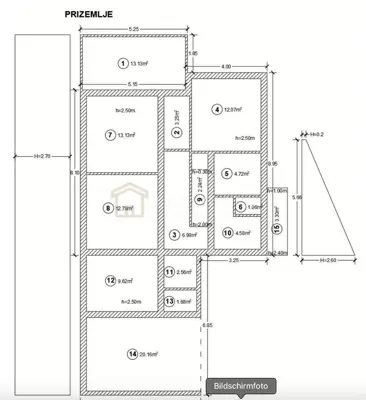 Haus 313 m², Crikvenica - 30 m vom Meer und freier Blick - 24