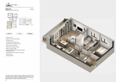 Stan 81 m², Seget Donji - panoramski pogled na more - 17
