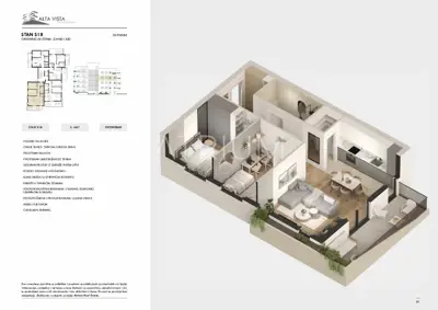 Stan 81 m², Seget Donji - panoramski pogled na more - 16