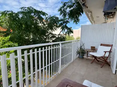 Apartman 35 m², Novalja - terasa i djelomičan pogled na more - 2