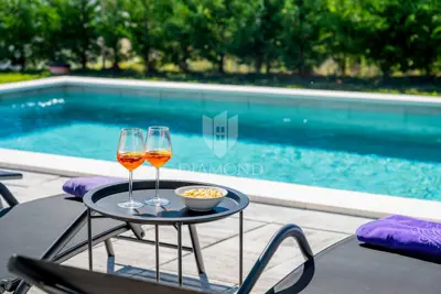 Labin, modern single-storey house with pool - 5