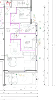 Apartment 99.6 m², Vodice - sea view and two terraces - 6