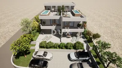 Apartment 99.6 m², Vodice - sea view and two terraces