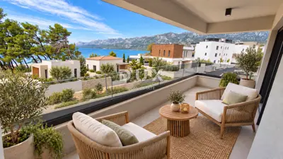 Wohnung 53 m², Rovanjska - 2 Zimmer, Loggia und Parkplatz