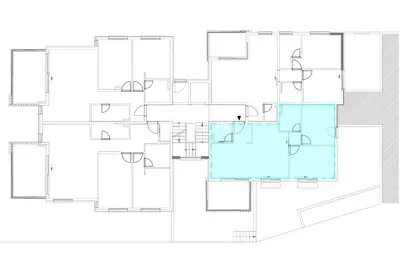 Primošten, dvosobni stan, 78,32 m², vrt 100,20 m² - 7