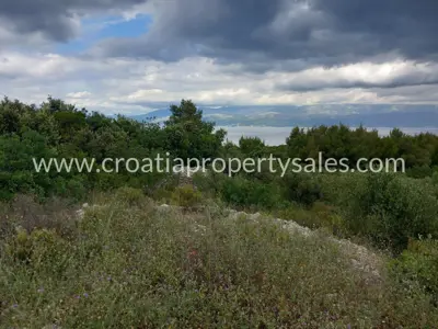 Poljoprivredno zemljište 5.192 m², Otok Brač, pogled na more - 6