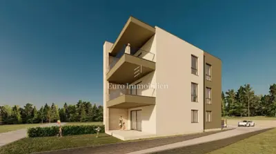 Novalja, dvosobni stan s vrtom, novogradnja - 2
