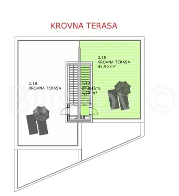 Sale, new construction, Zadar, Sukošan, 3S, first row to the sea - 16
