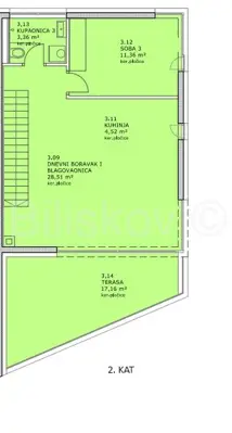 Sale, new construction, Zadar, Sukošan, 3S, first row to the sea - 14