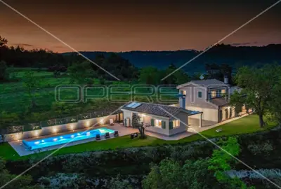Istria, Grožnjan, luxury secluded villa with panoramic views
