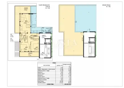 ZADAR, NIN - Penthouse u blizini mora u izgradnji S8 - 13