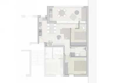 Šibenik, Žaborić, 2-sobni stan, 68,53 m², 200 metara od mora - 8