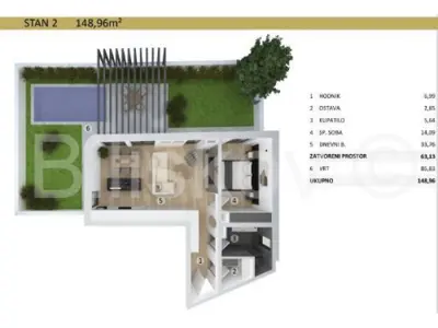 UMAG, WOHNUNG + GARTEN + POOL + STELLPLATZ, 148,96 m², NEUBAU - 7