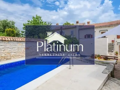 Pula Krnica Umgebung rustikales Steinhaus mit Pool - 3